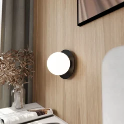 Emibig Vägglampa Oslo Stål Svart | Passande för 1x E14 - Max 10W