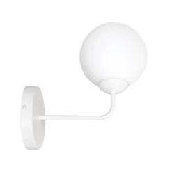 Emibig Vägglampa Pregos Stål Vit | Passande för 1x E14 - Max 10W