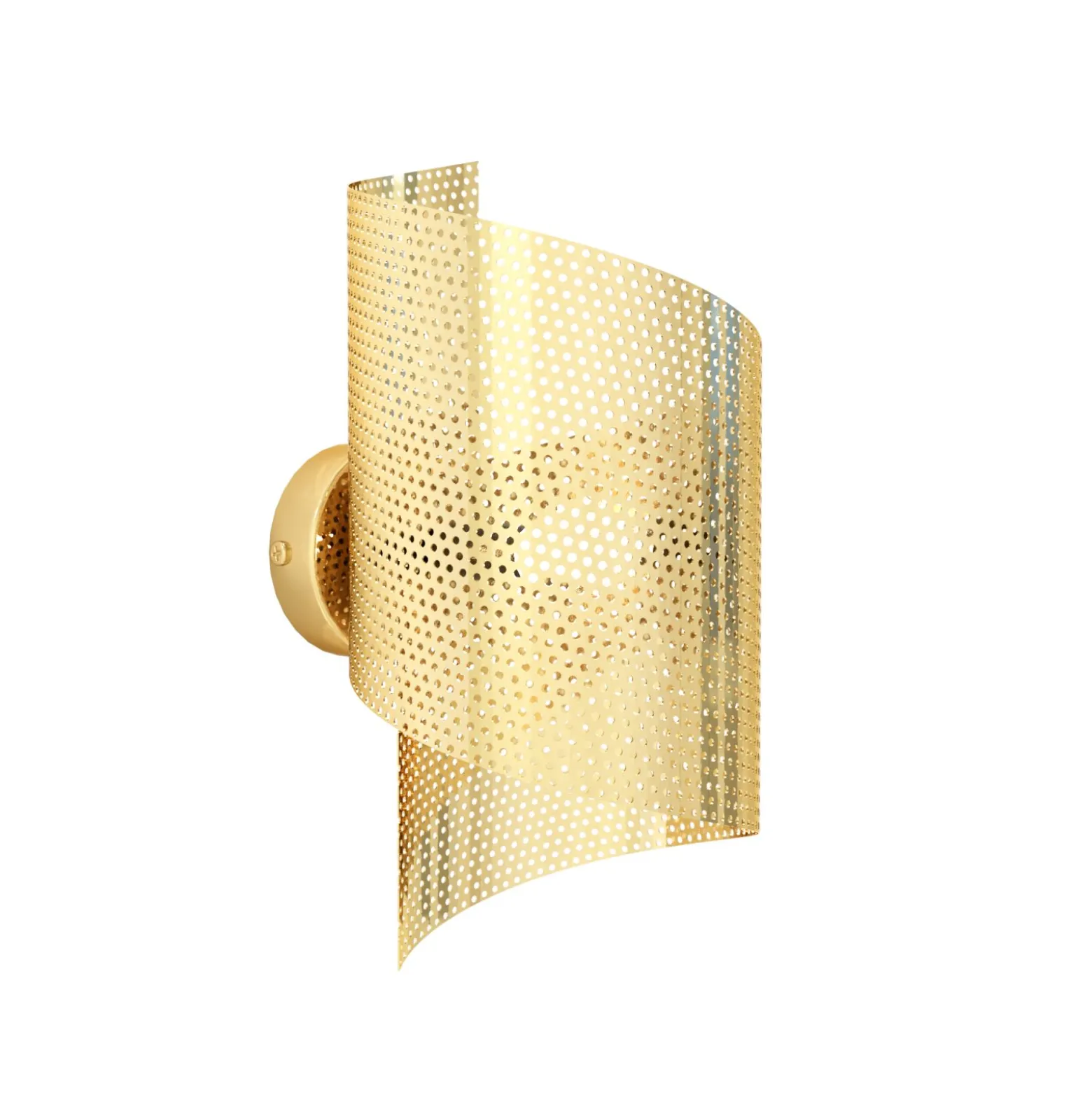 Emibig Vägglampa Spiral Stål Guld | Passande för 1x G9 - Max 8W