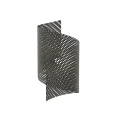 Emibig Vägglampa Spiral Stål Svart | Passande för 1x G9 - Max 8W
