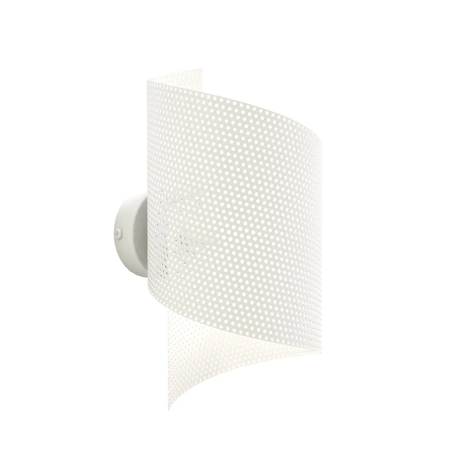 Emibig Vägglampa Spiral Stål Vit | Passande för 1x G9 - Max 8W