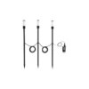 Flerpack 3x Eglo Spik Ljus Zancaro Aluminium Svart 1W 130lm - 830 Varm Vit | IP44