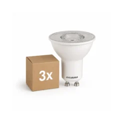 Flerpack 3x Sylvania RefLED ES50 LED Spot GU10 PAR16 345lm 36D - 830 Varm Vit | Ersättare 35W