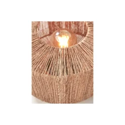 Good&Mojo Bordslampa Iguazu Textil Brun S | Passande för 1x E27