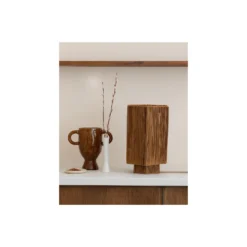 Good&Mojo Bordslampa Panama Rotting Brun L | Passande för 1x E27