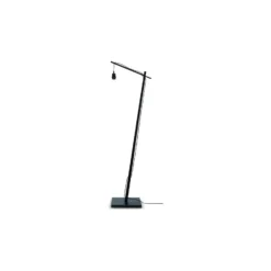 Good&Mojo Golvlampa Bhutan Bambu Svart S | Passande för 1x E27