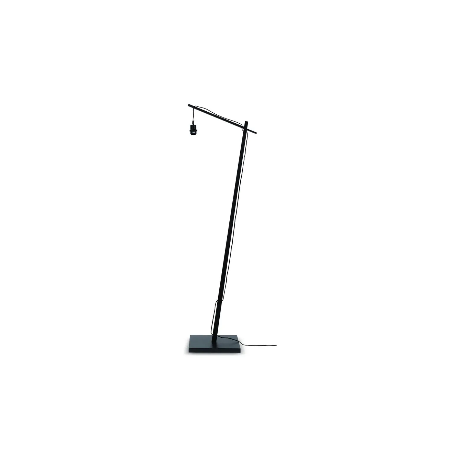 Good&Mojo Golvlampa Bhutan Bambu Svart S | Passande för 1x E27