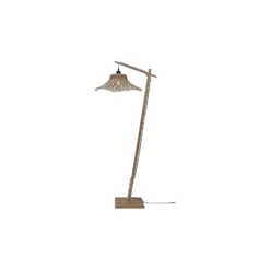 Good&Mojo Golvlampa Ibiza Bambu Brun | Passande för 1x E27