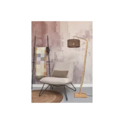 Good&Mojo Golvlampa Iguazu Bambu Brun | Passande för 1x E27
