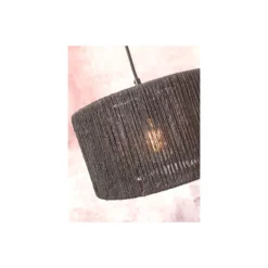 Good&Mojo Golvlampa Iguazu Bambu Svart | Passande för 1x E27