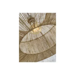 Good&Mojo Golvlampa Iguazu Textil Brun | Passande för 1x E27