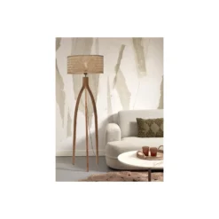 Good&Mojo Golvlampa Java Bambu Brun | Passande för 1x E27