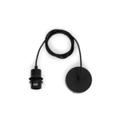 Good&Mojo Pendellampa Bali Bambu Svart L | Passande för 1x E27