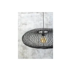 Good&Mojo Pendellampa Cango Bambu Svart | Passande för 1x E27