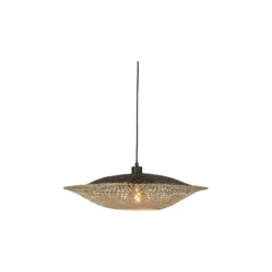 Good&Mojo Pendellampa Kalimantan Bambu Svart M | Passande för 1x E27