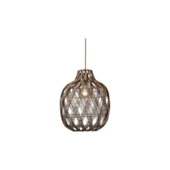 Good&Mojo Pendellampa Mendoza Bambu Burgundy L | Passande för 1x E27