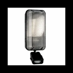 Interlight LED Plafond Vandalsäker Svart 8W 600lm - 840 Kallvit | IP65 - Rörelsesensor