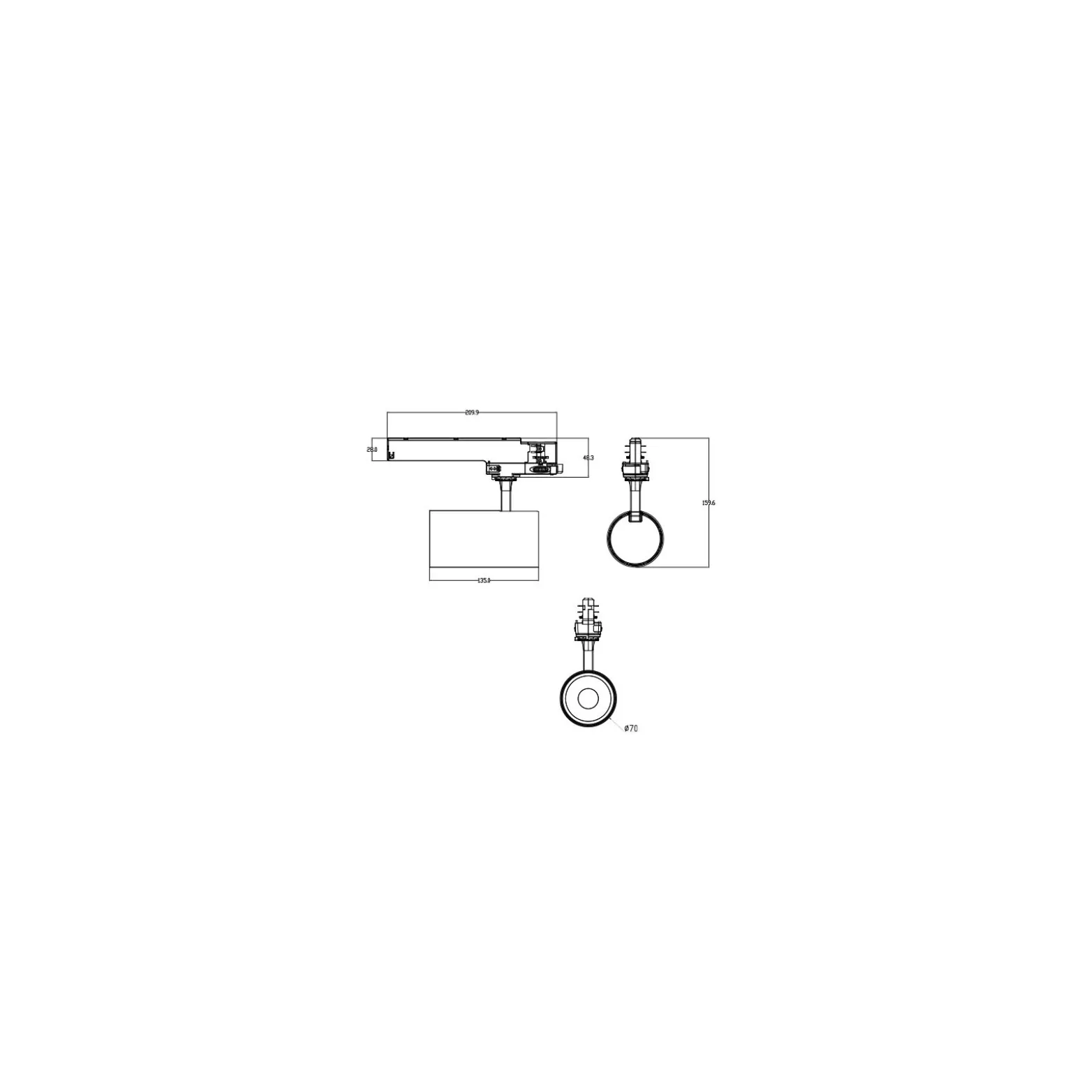 Interlight LED-skenbelysning Sense Vit 15W 1150lm 36D - 922-965 Justerbar Vit | incl. AI Sensor