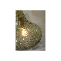 It's about RoMi Pendellampa Venice Glas Grön | Passande för 1x E27