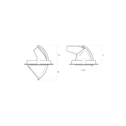 LED Spot Lima SLM2000 Vit 17W 2200lm 36D - 830 Varm Vit | Utskärning 154mm