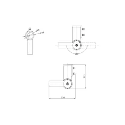 Ledvance Area Lutningsbar Pole Reduction 48/60