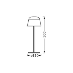 Ledvance Bordslampa Endura Stil Rosa 2W 200lm - 827-865 CCT | Dimbar - med USB