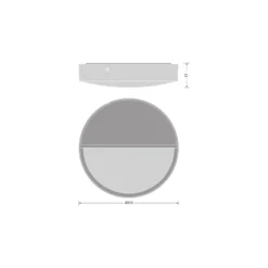 Ledvance Bulkhead Runda Ögonlock 300 BK