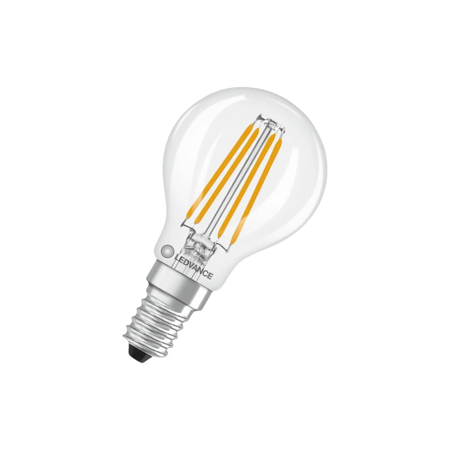 Ledvance Classic LED E14 Päron Filament Klar 3.4W 470lm - 827 Extra Varm Vit | Ersättare 40W