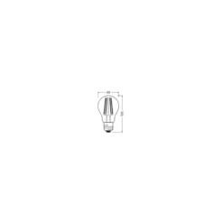 Ledvance Classic LED E27 Päron Filament Klar 11W 1521lm - 827 Extra Varm Vit | Dimbar - Ersättare 100W