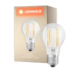 Ledvance Classic LED E27 Päron Filament Klar 7.5W 1055lm - 827 Extra Varm Vit | Dimbar - Ersättare 75W