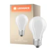 Ledvance Classic LED E27 Päron Filament Matt 7W 806lm - 840 Kallvit | Dimbar - Ersättare 60W