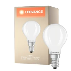 Ledvance Classic LED E14 Päron Matt 5.9W 806lm - 827 Extra Varm Vit | Ersättare 60W
