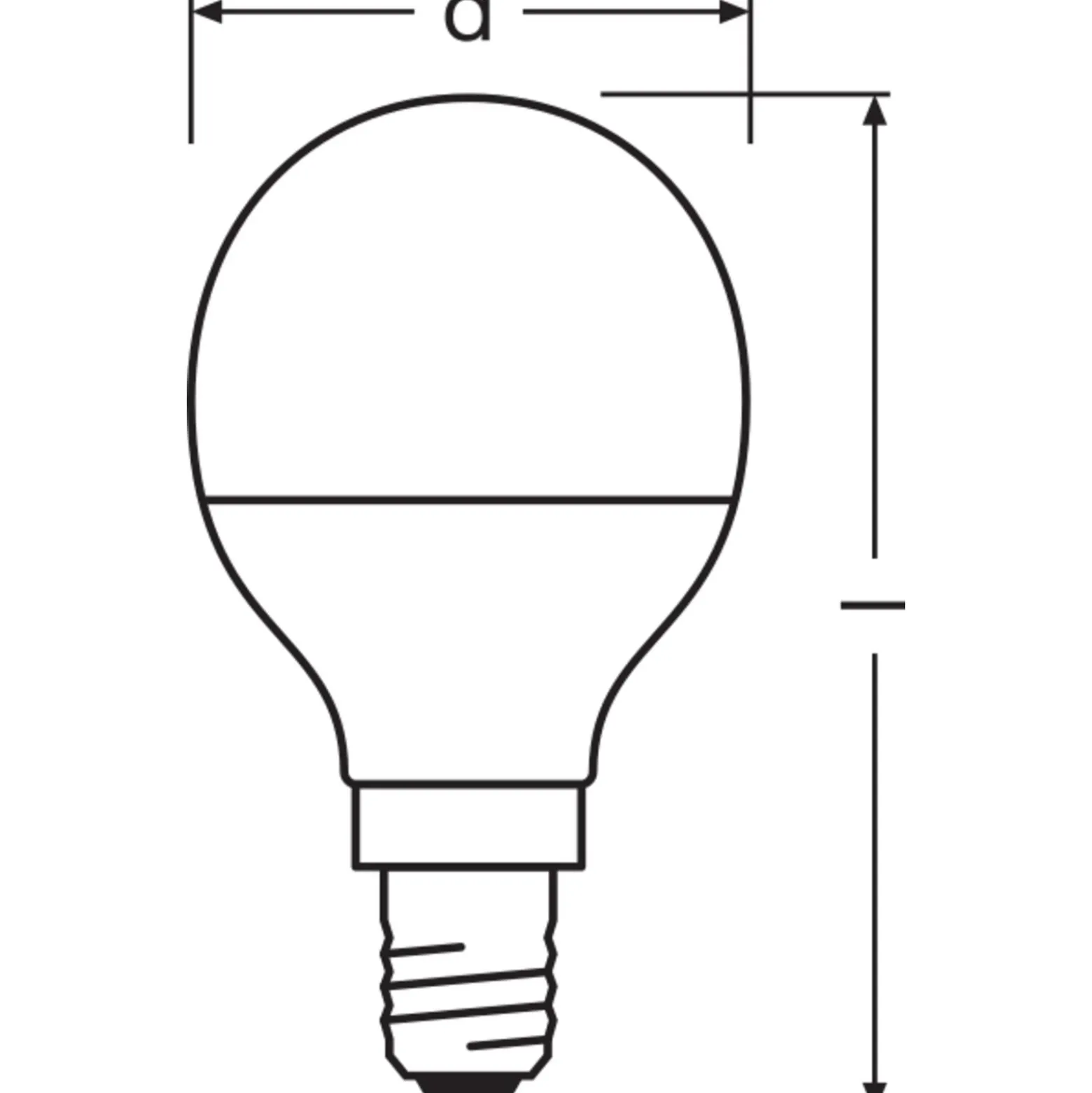 Ledvance Classic LED E14 Päron Matt 4.9W 470lm - 827 Extra Varm Vit | Ersättare 40W