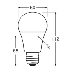 Ledvance Classic LED E27 Päron Matt 10W 1055lm - 827 Extra Varm Vit | Dimbar - Ersättare 75W