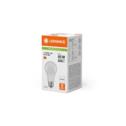 Ledvance Classic LED E27 Päron Matt 8.5W 806lm - 840 Kallvit | Ersättare 60W