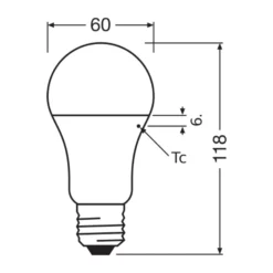 Ledvance Classic LED E27 Päron Matt 13W 1521lm - 840 Kallvit | Ersättare 100W
