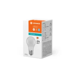 Ledvance Classic LED E27 Päron Matt 4.9W 470lm - 865 Dagsljus | Ersättare 40W