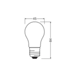Ledvance Classic LED E27 Päron Matt 3.4W 470lm - 827 Extra Varm Vit | Ersättare 40W