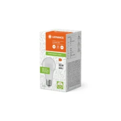 Ledvance Classic LED E27 Päron Matt 8.5W 806lm - 840 Kallvit | Ersättare 60W - Återvunnet