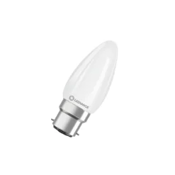 Ledvance Classic Performance LED Lampa B22d Kronljus Filament Matt 4.8W 470lm - 827 Extra Varm Vit | Dimbar - Ersättare 40W