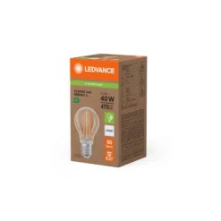 Ledvance Classic Superior LED Lampa E27 Päron Filament Klar 2.2W 470lm - 840 Kallvit | Ersättare 40W