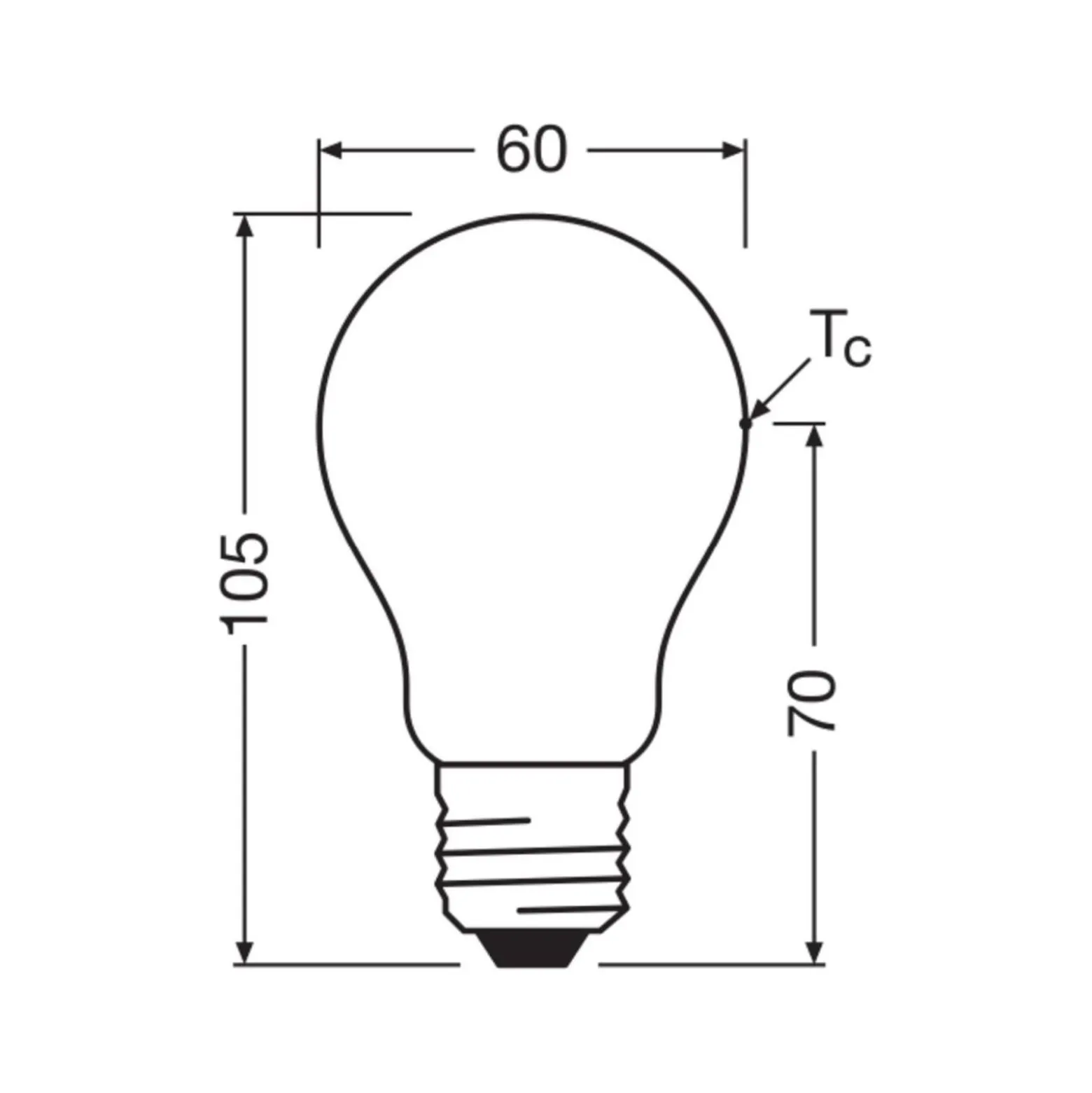 Ledvance Classic Superior LED Lampa E27 Päron Filament Matt 5W 1055lm - 840 Kallvit | Ersättare 75W