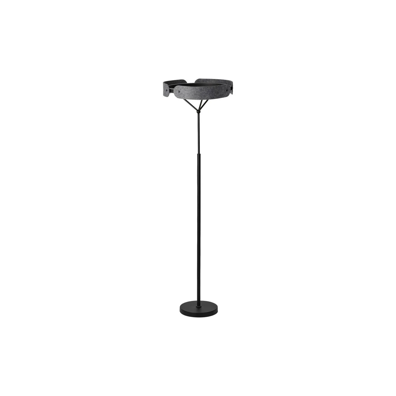 Ledvance Decor Curve Felt Golvlampa Grå 33W 1000lm - 830 Varm Vit | 430mm
