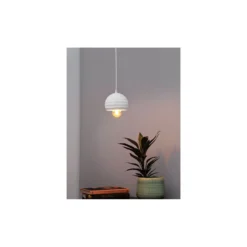 Ledvance Decor Gips/Stål Cup Pendellampa Vit | Passande för E27