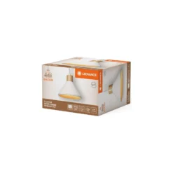 Ledvance Decor Gips/Stål/Trä Pendellampa Vit | Passande för E27