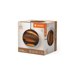 Ledvance Decor Pendellampa Boll Brun | Passande för 1x E27