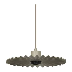 Ledvance Decor Plisse Pendellampa Stål Beige | Passande för E27