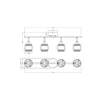 Ledvance Decor Spot Hornet Tak Spot Svart 4x2.8W - 827 Extra Varm Vit | Inkl. 4x E14