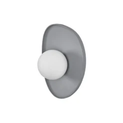 Ledvance Decor Vägglampa Betong Nest Grå | Passande för 1x G9