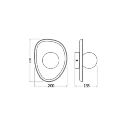Ledvance Decor Vägglampa Brun | Passande för 1x G9